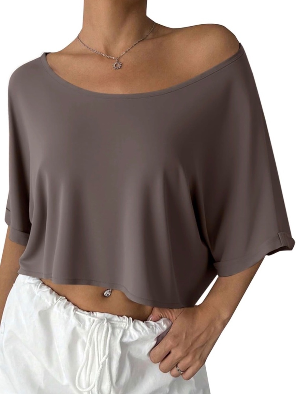 Off the Shoulder Crop Top